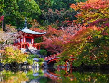 Daigoji Temple in autumn, Kyoto